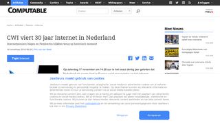 
                            9. CWI viert 30 jaar Internet in Nederland | Computable.nl