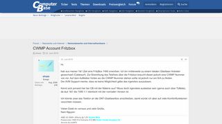 
                            1. CWMP Account Fritzbox | ComputerBase Forum