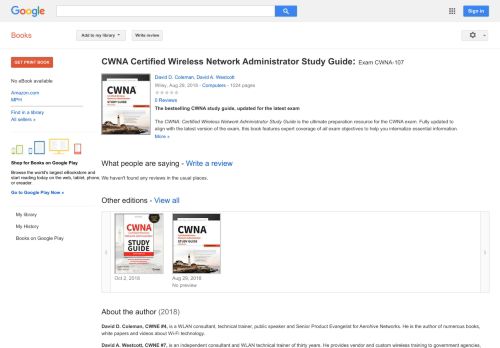 
                            13. CWNA Certified Wireless Network Administrator Study ...