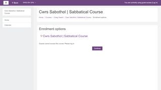 
                            6. Cwrs Sabothol | Sabbatical Course - Y Bont