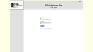 
                            5. CWRS Volunteer Login