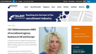 
                            12. CXC Global announces MBO of recruitment agency business in UK ...