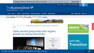 
                            8. Cyber security group locks onto 'organic growth' as revenue hits £5.4m