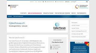
                            8. CyberForum e.V. - Partner: Gründerwoche Deutschland 2018 (GEW)