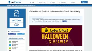
                            11. CyberGhost Deal for Halloween is a Steal, Learn Why - vpnMentor