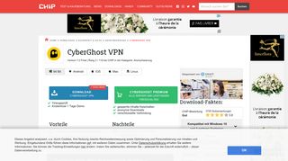 
                            4. CyberGhost VPN Download – kostenlos – CHIP