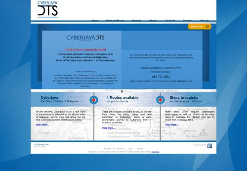 
                            2. Cyberjaya DTS Routes - Cyberjaya DTS Home