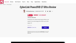 
                            10. CyberLink PowerDVD 17 Ultra Review & Rating | PCMag.com