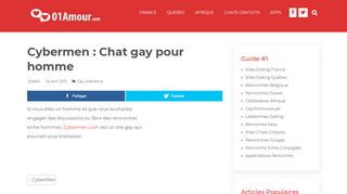
                            6. Cybermen : Chat gay pour homme - Rencontre 01Amour