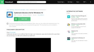 
                            5. Cyberoam iAccess Lite for Windows 10 - Free download and software ...