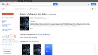 
                            11. Cyberpsychology and New Media: A thematic reader