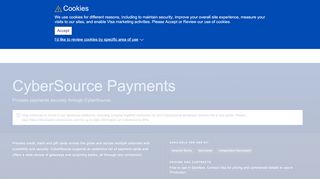 
                            7. CyberSource Payments Overview - Visa Developer