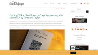 
                            10. Cycling '74 – New Book on Step Sequencing with Max/MSP by ...