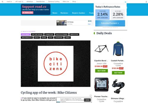 
                            13. Cycling app of the week: Bike Citizens | road.cc