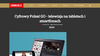 
                            12. Cyfrowy Polsat GO - telewizja na tabletach i smartfonach - GSMonline