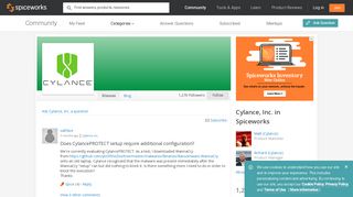 
                            12. Cylance, Resources for IT Pros - Spiceworks - Spiceworks Community
