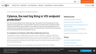 
                            5. Cylance, the next big thing in VDI endpoint protection? - SecureLink ...