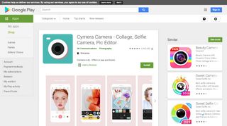 
                            3. Cymera Camera-Selfie, Editor, Photo Maker, Collage – Apps no ...