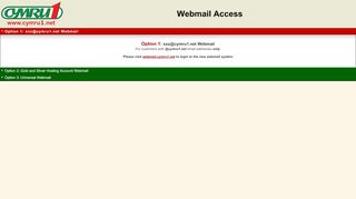 
                            8. Cymru 1 Webmail