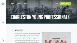 
                            8. CYP Membership | CYP | Charleston Young Professionals