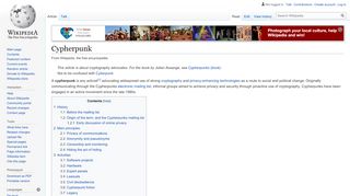 
                            3. Cypherpunk – Wikipedia