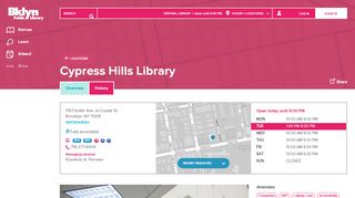 
                            9. Cypress Hills Library | Brooklyn Public Library