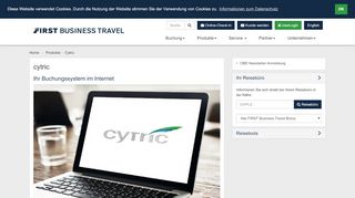 
                            3. Cytric - FIRST Business Travel
