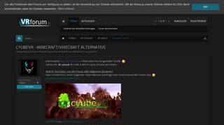 
                            11. cyubeVR - Minecraft/Vivecraft Alternative | Virtual Reality Forum