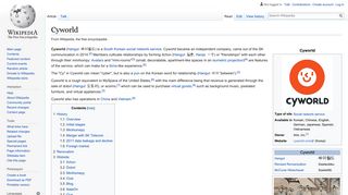 
                            5. Cyworld - Wikipedia