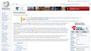
                            13. Czech Airlines - Wikipedia