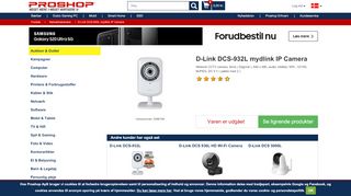 
                            7. D-Link DCS-932L mydlink IP Camera | Billig - Proshop