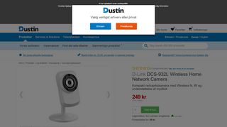 
                            11. D-Link DCS-932L Wireless Home Network Camera | Dustin.dk