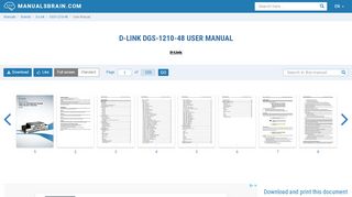 
                            9. D-Link DGS-1210-48 User Manual - Page 1 of 109 | Manualsbrain.com