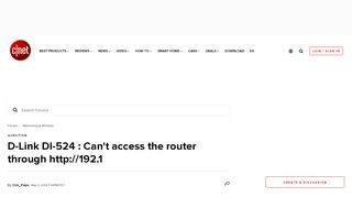 
                            11. D-Link DI-524 : Can't access the router through http://192.1 ...