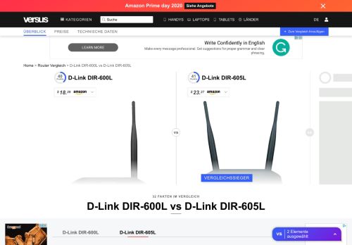 
                            11. D-Link DIR-600L vs D-Link DIR-605L - Versus