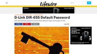 
                            8. D-Link DIR-655 Default Password - Lifewire