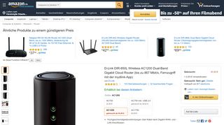 
                            8. D-Link DIR-850L Wireless AC1200 Dual-Band Gigabit Cloud: Amazon ...