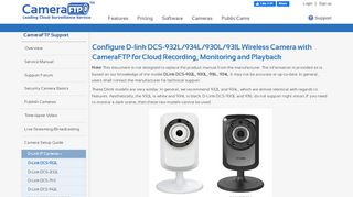 
                            11. D-Link IP Cameras - CameraFTP