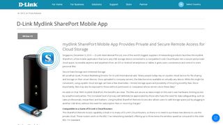 
                            12. D-Link mydlink SharePort Mobile app - D-Link Vietnam