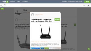 
                            13. D-link router local | Dlink Router Login | mydl... - Scoop.it