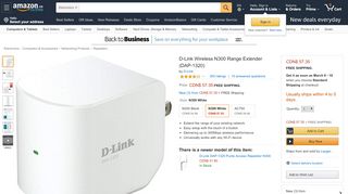 
                            12. D-Link Wireless N300 Range Extender (DAP-1320): Amazon.ca ...