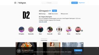 
                            11. D2 / Dagens Næringsliv (@d2magasin) • Instagram-Fotos und -Videos