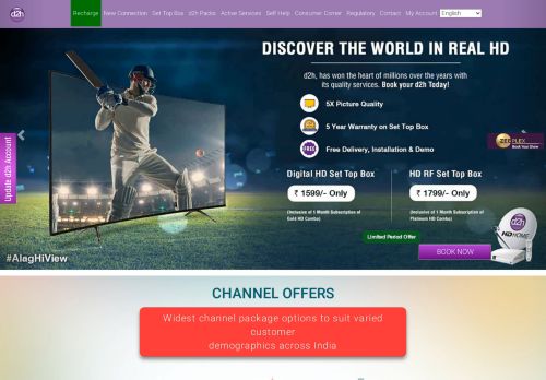 
                            6. d2h | India's Premium DTH Service with the Widest Range of Channel ...