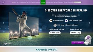 
                            7. d2h Offers 400+ Channels And Services | d2h DTH ... - Videocon d2h