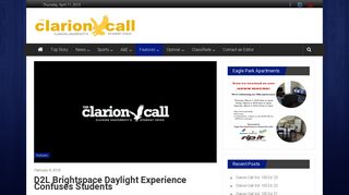 
                            6. D2L Brightspace Daylight Experience confuses students – Clarion ...