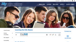 
                            2. D2L - Middle Tennessee State University