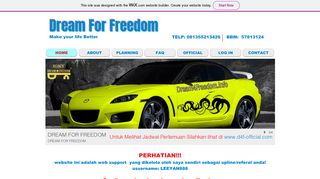 
                            7. D4F| DREAM FOR FREEDOM| WWW.PROMONESIA.COM ... - Wix.com