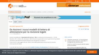 
                            6. Da Assirevi i nuovi modelli di lettera di attestazione per la revisione ...