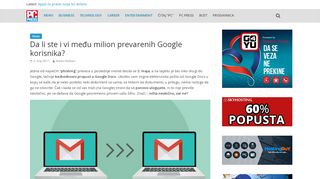 
                            10. Da li ste i vi među milion prevarenih Google korisnika? | | PC Press