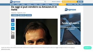 
                            11. Da oggi si può vendere su Amazon.it in Italia - ITespresso.it